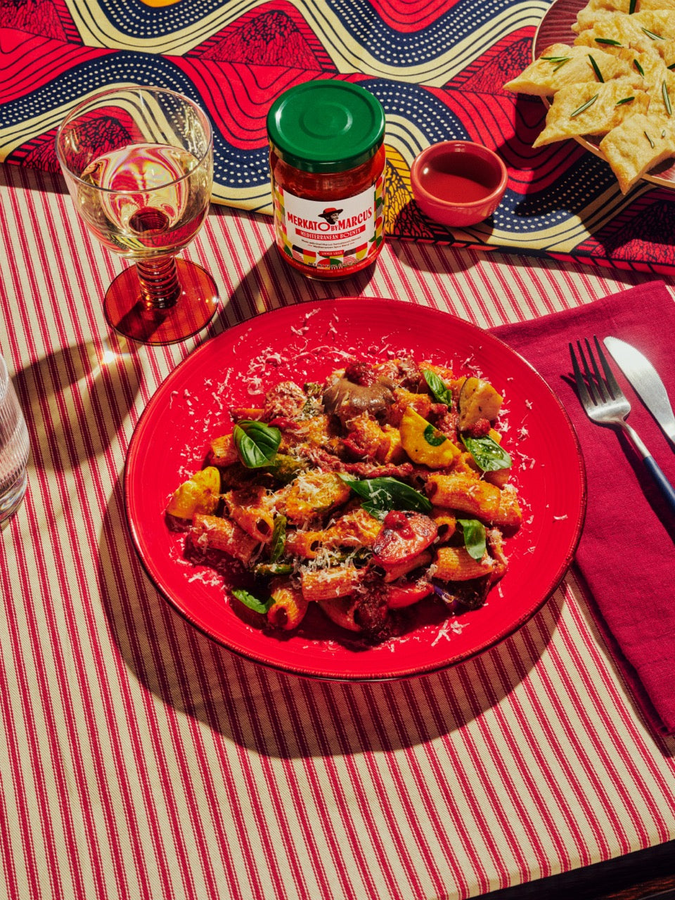Spring Rigatoni Pasta